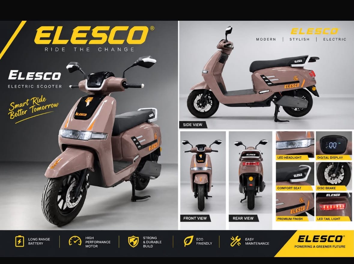 Elesco electric vehicle close-up