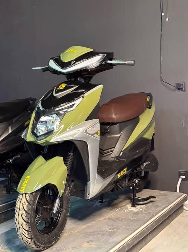 Electric vehicle showroom interior