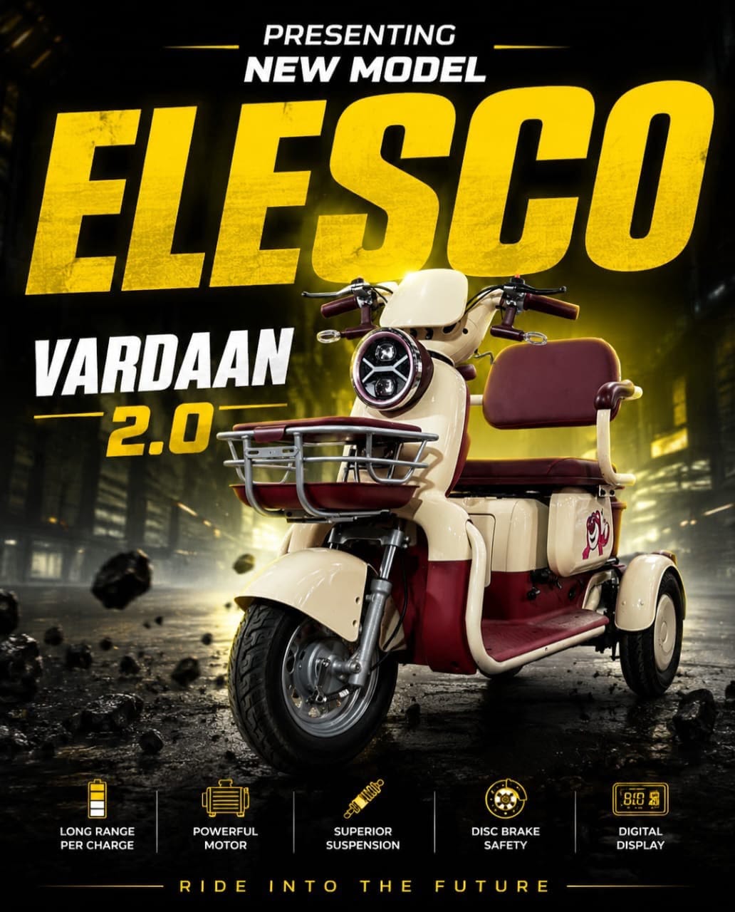 Elesco Vardan 2.0 electric vehicle in Lucknow